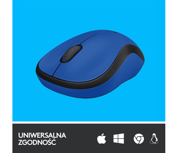 LOGITECH M220 niebieska - 329385 - zdjęcie 9